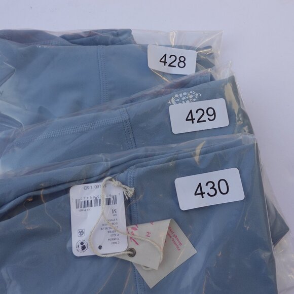 Free People Movement x Hatch Never Better Maternity Shorts Blue NWT Size M - Picture 6 of 8